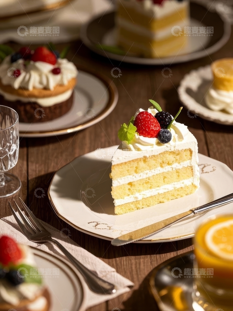 高清大图下载【趣麦麦图】美食甜品烘焙蛋糕高清特写16