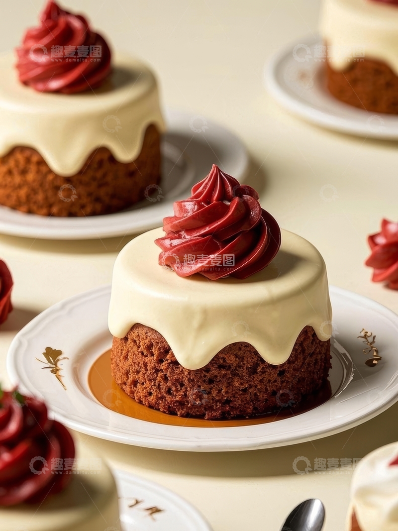高清大图下载【趣麦麦图】美食甜品烘焙蛋糕高清特写17