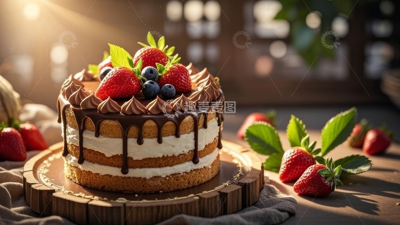 高清大图下载【趣麦麦图】美食甜品烘焙蛋糕高清特写24