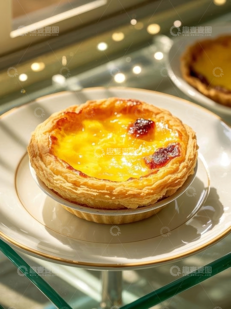 高清大图下载【趣麦麦图】美食甜品烘焙蛋挞高清特写13