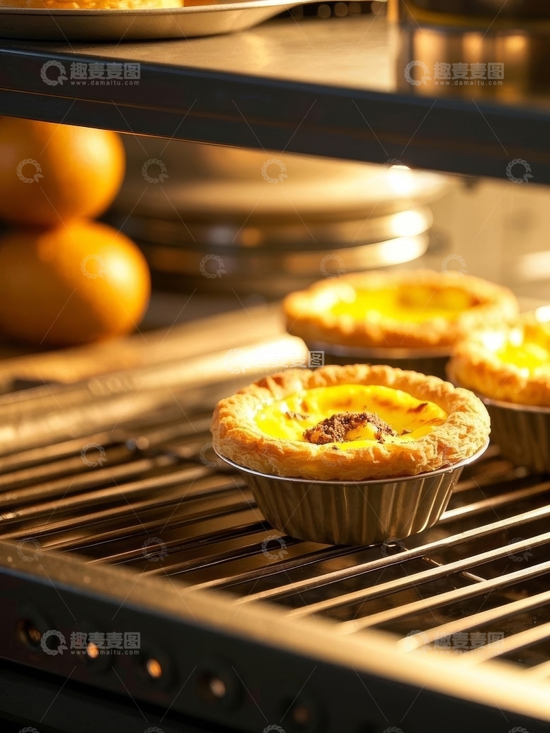 高清大图下载【趣麦麦图】美食甜品烘焙蛋挞高清特写11