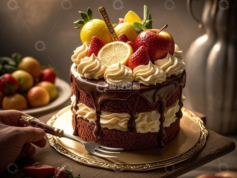 高清大图下载【趣麦麦图】美食甜品烘焙蛋糕高清特写11