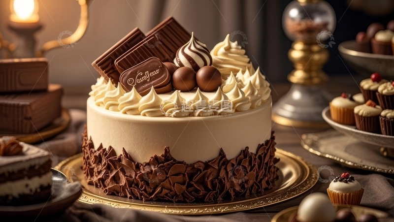 高清大图下载【趣麦麦图】美食甜品烘焙蛋糕高清特写25