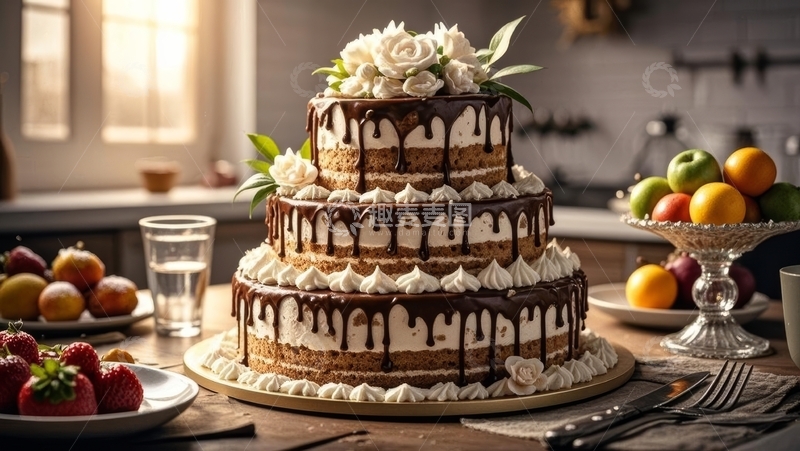 高清大图下载【趣麦麦图】美食甜品烘焙蛋糕高清特写2