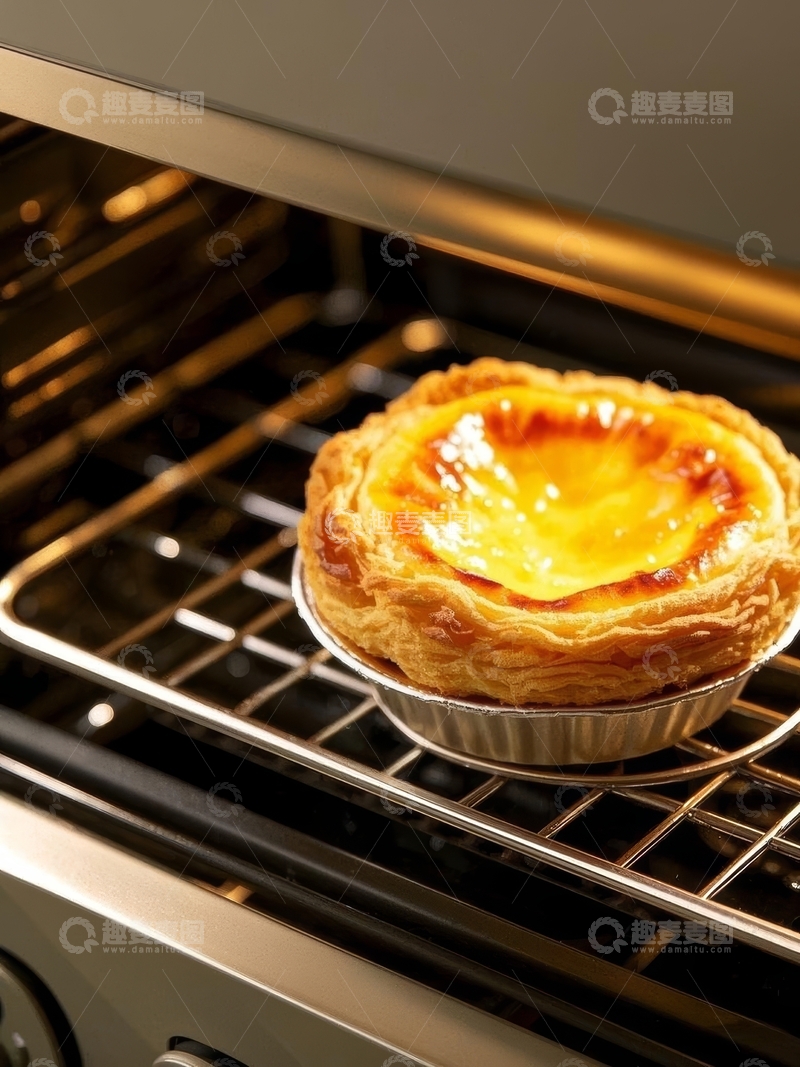 高清大图下载【趣麦麦图】美食甜品烘焙蛋挞高清特写5