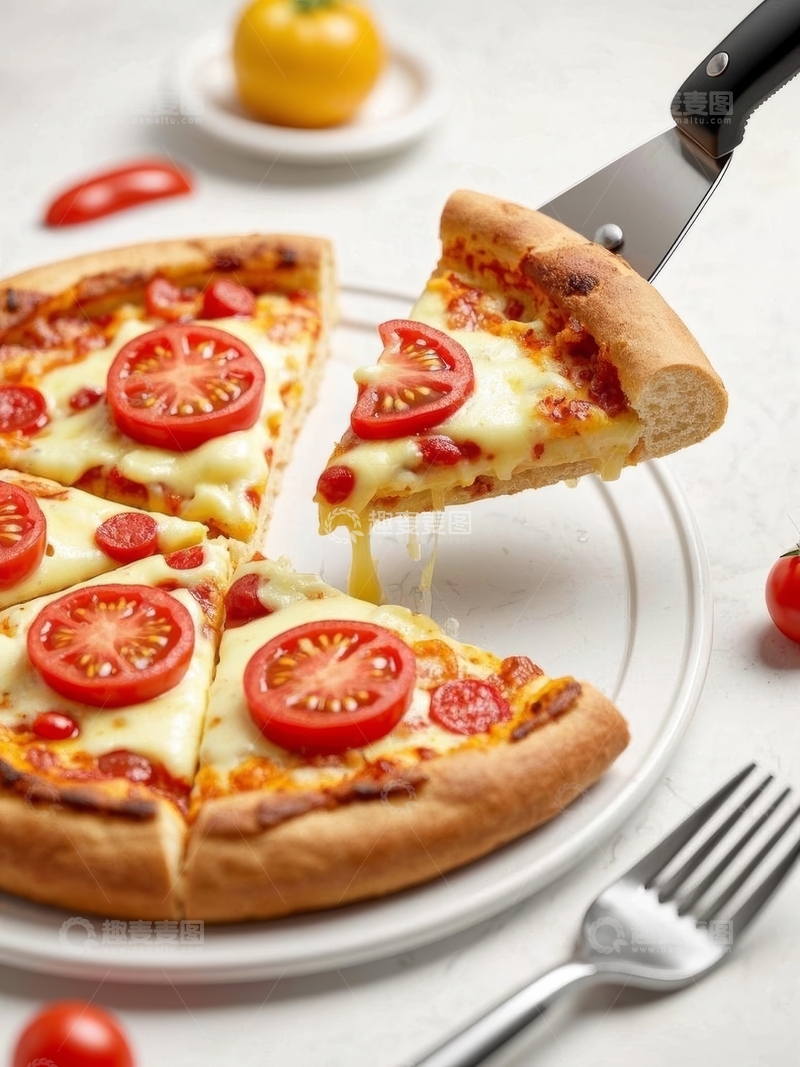 高清大图下载【趣麦麦图】美食甜品烘焙披萨高清特写3