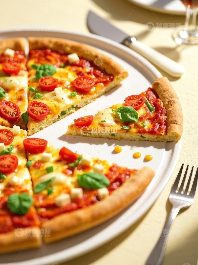 高清大图下载【趣麦麦图】美食甜品烘焙披萨高清特写5