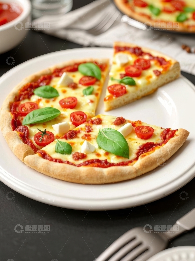 高清大图下载【趣麦麦图】美食甜品烘焙披萨高清特写7