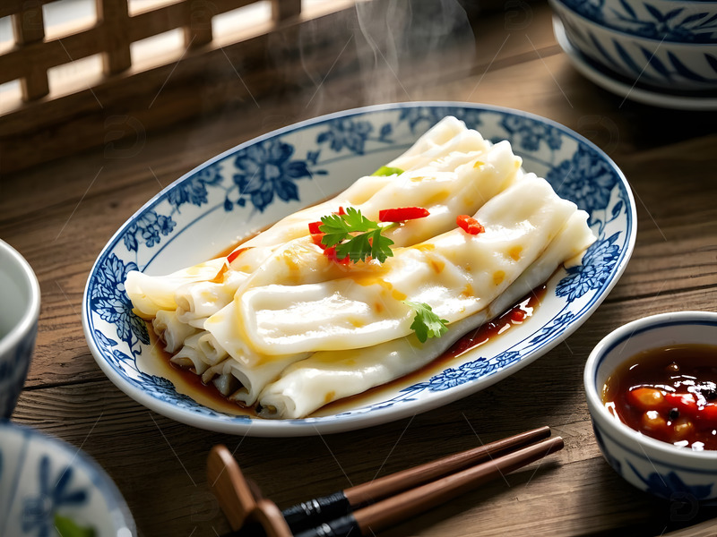 特色米粉餐食摄影图