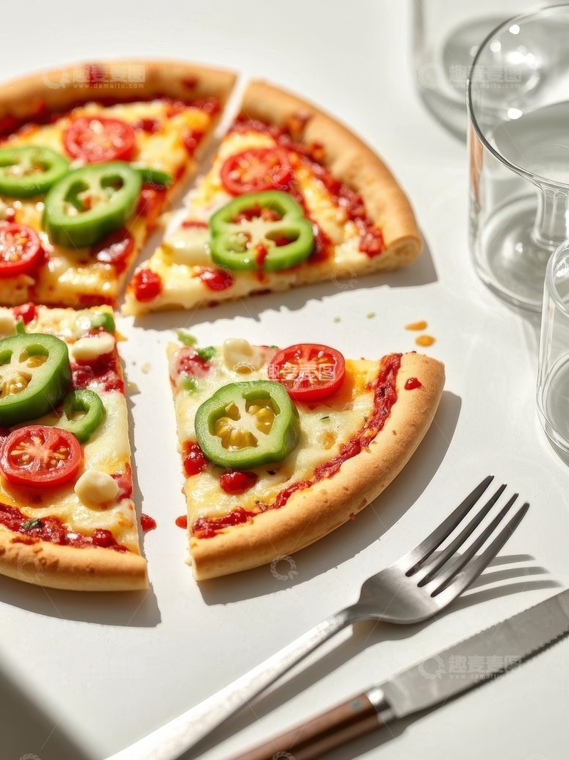 高清大图下载【趣麦麦图】美食甜品烘焙披萨高清特写6
