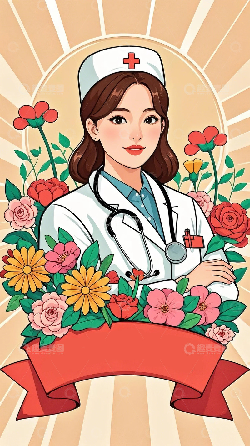 高清大图下载【趣麦麦图】劳动节 职业 人物 插画  海报  五一8