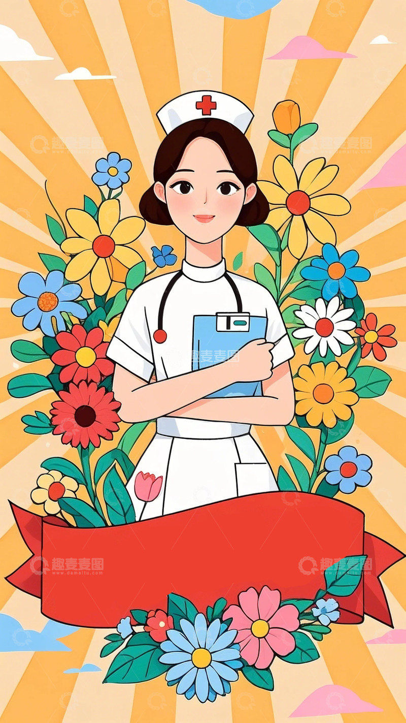 高清大图下载【趣麦麦图】劳动节 职业 人物 插画  海报  五一5