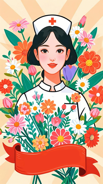 劳动节 职业 人物 插画  海报  五一6