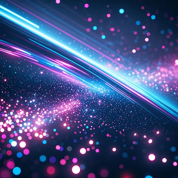 梦幻光线粒子特效