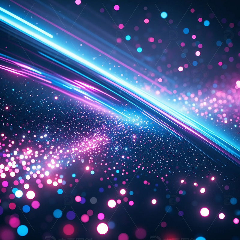 梦幻光线粒子特效