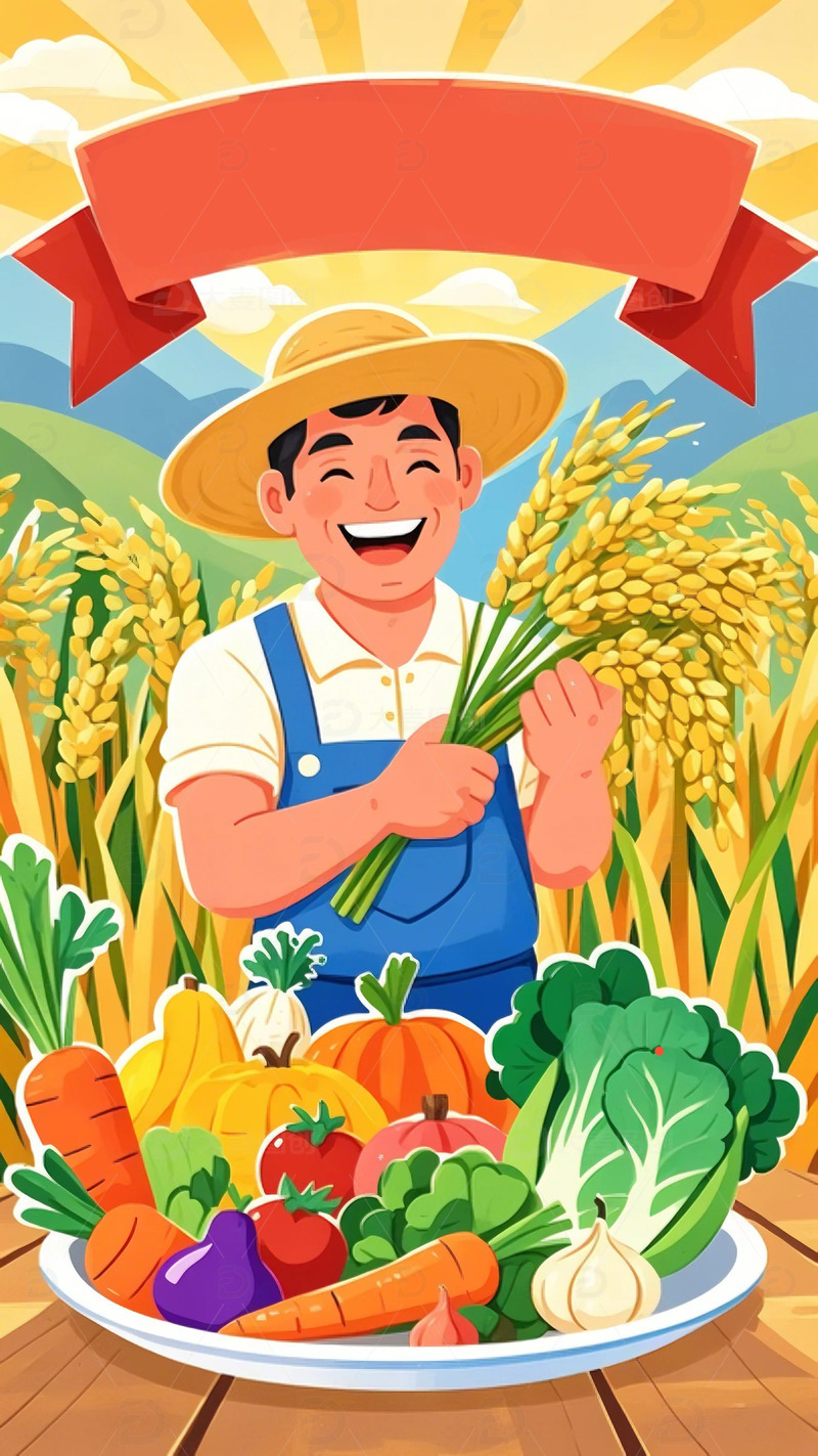 五一 劳动节 插画 职业 人物   背景11