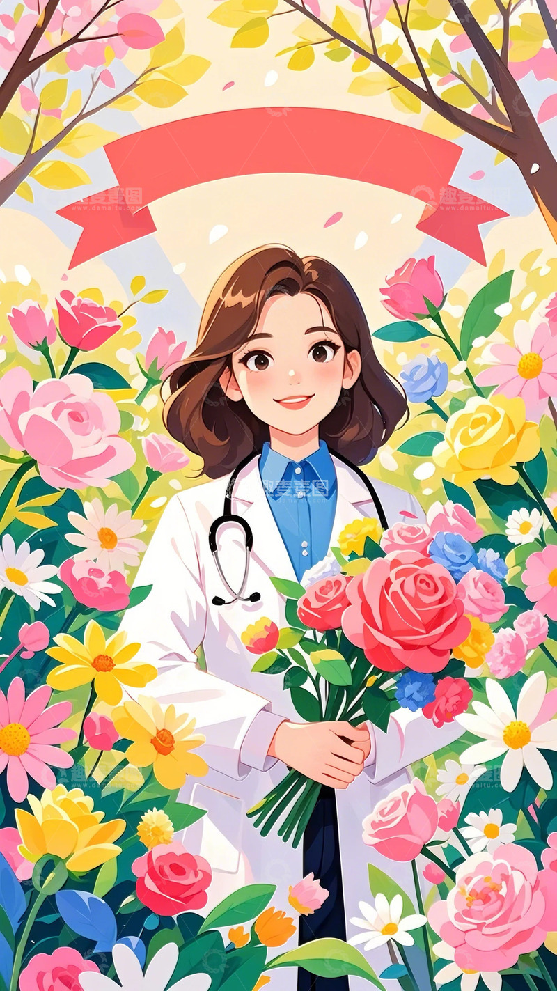 高清大图下载【趣麦麦图】劳动节 海报 人物 职业 五一 假期13