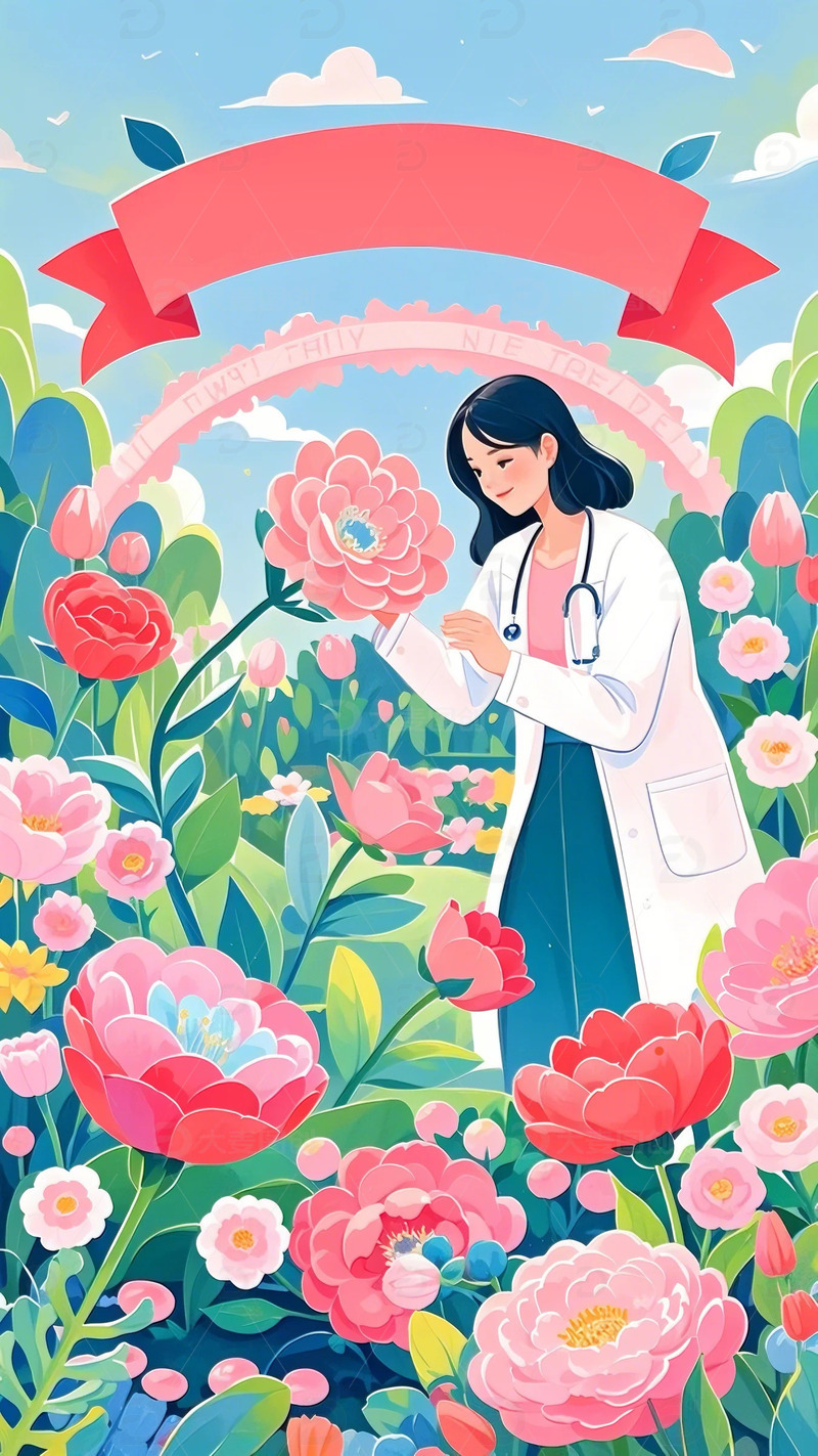 五一 劳动节 插画 职业 人物   背景5