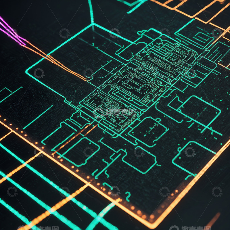 高清大图下载【趣麦麦图】未来感金属光泽肌理4