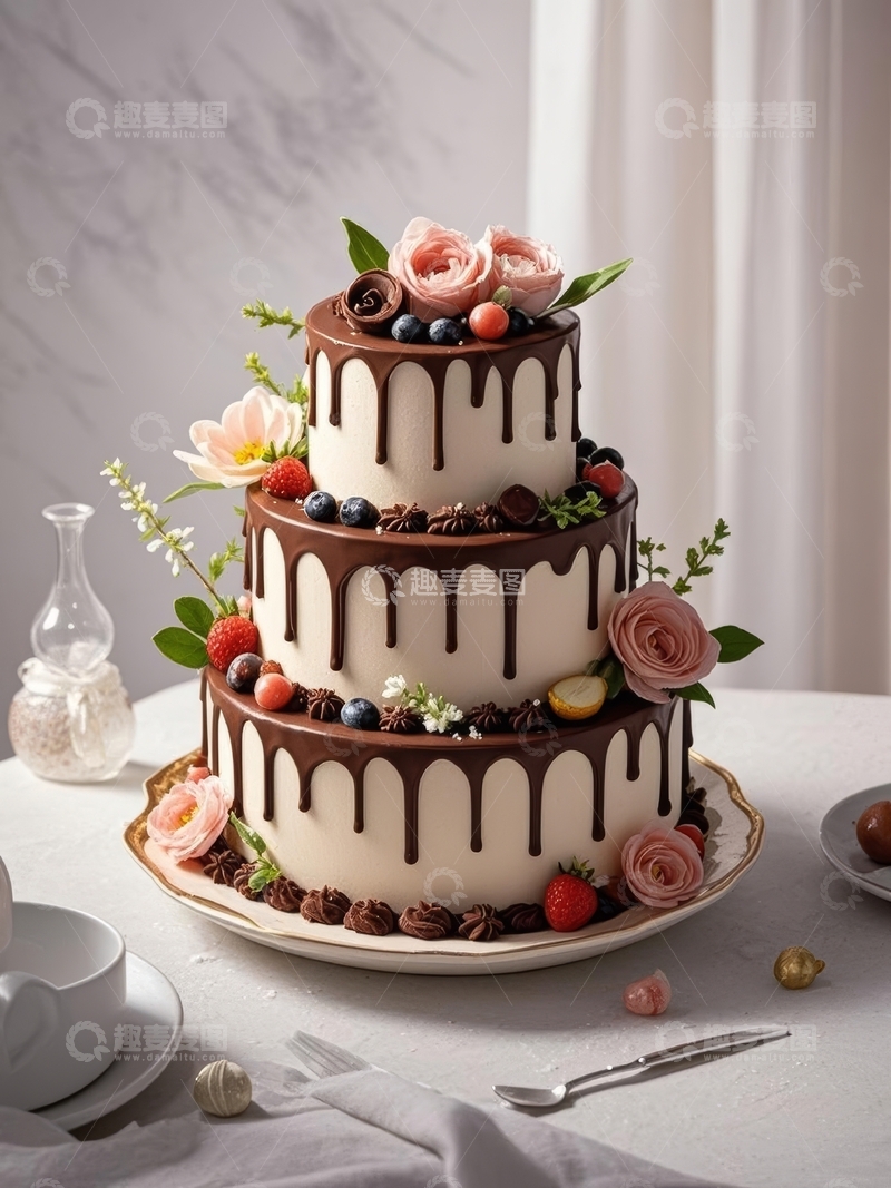 高清大图下载【趣麦麦图】美食甜品烘焙蛋糕高清特写29