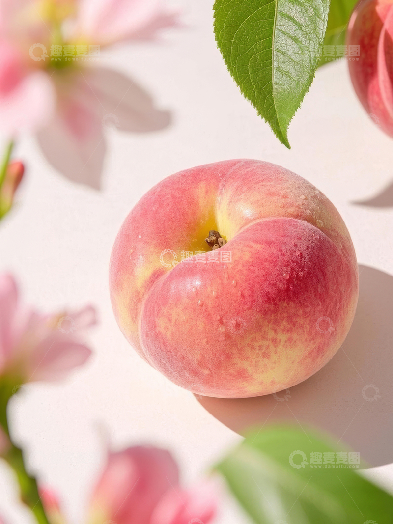 高清大图下载【趣麦麦图】新鲜水果桃子高清摄影特写10