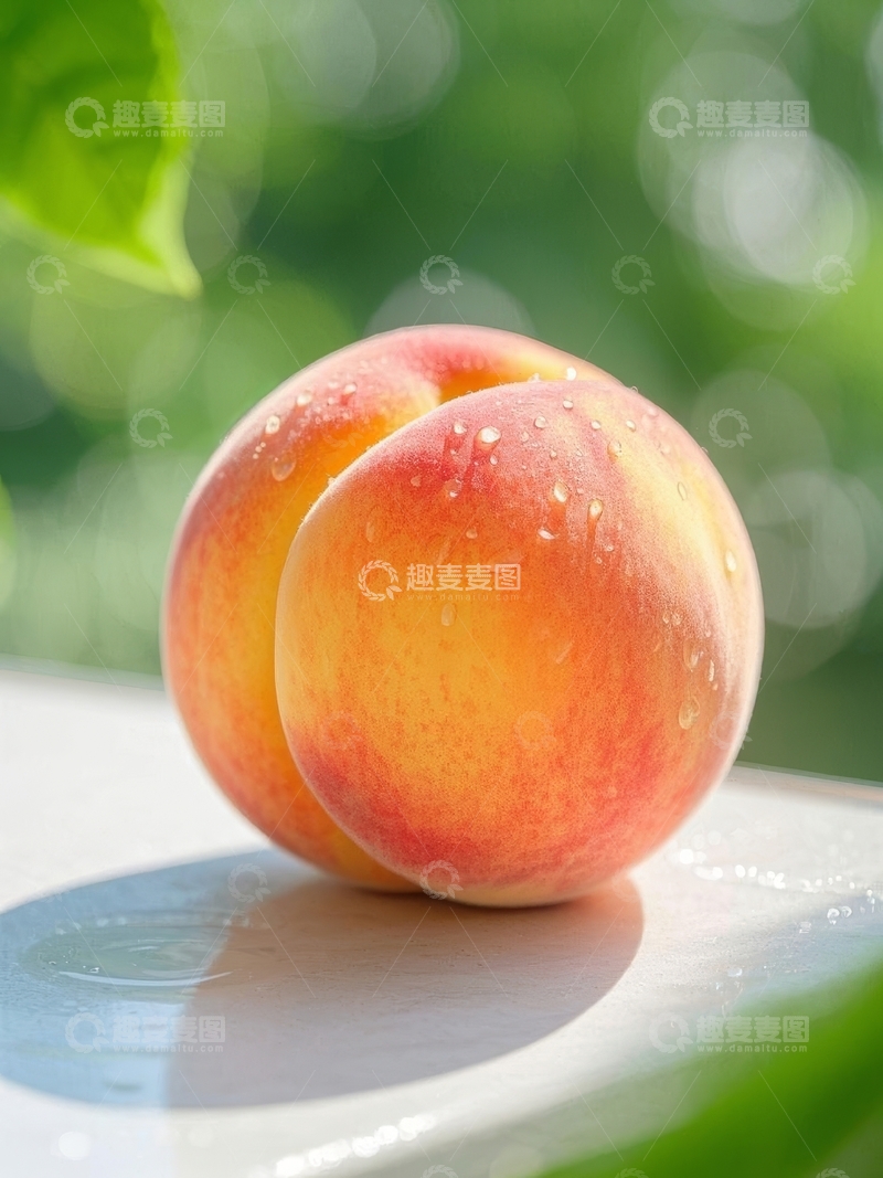 高清大图下载【趣麦麦图】新鲜水果桃子高清摄影特写5
