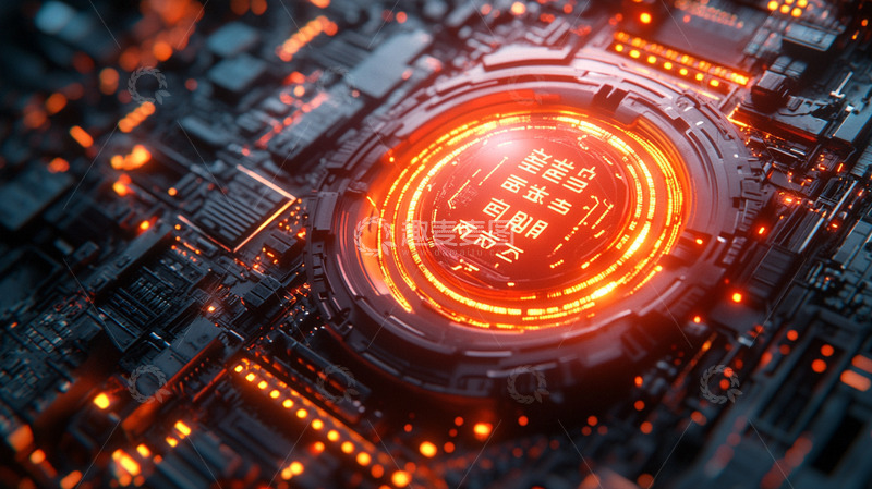 高清大图下载【趣麦麦图】背景插画素材-科技篇9