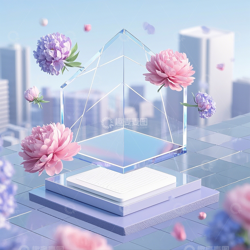 高清大图下载【趣麦麦图】电商背景平台11