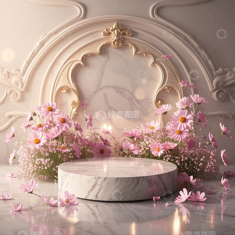 高清大图下载【趣麦麦图】电商背景平台10