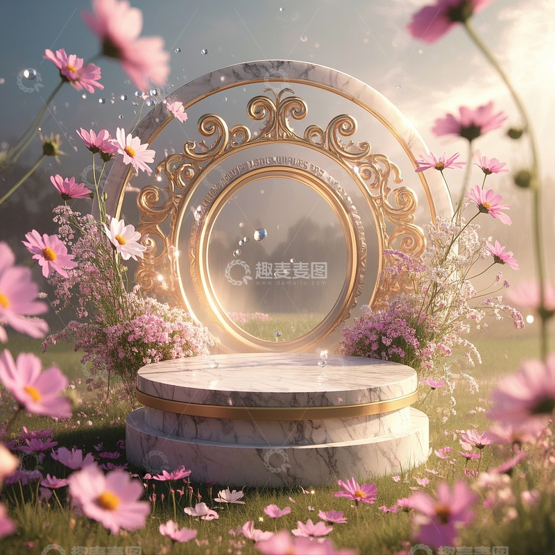 高清大图下载【趣麦麦图】电商背景平台5