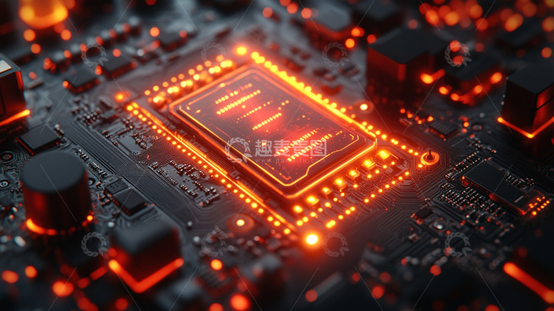 高清大图下载【趣麦麦图】背景插画素材-科技篇10