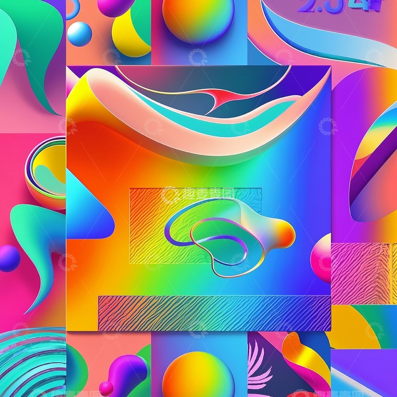 高清大图下载【趣麦麦图】设计素材主图背景壁纸炫丽壁纸17