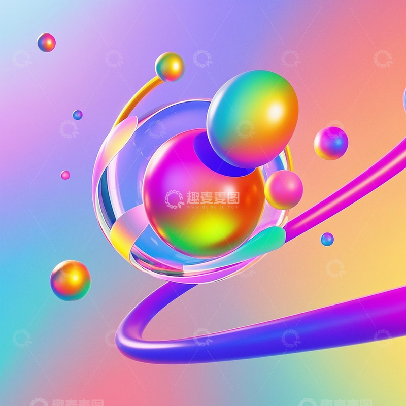 高清大图下载【趣麦麦图】设计素材主图背景壁纸炫丽壁纸18
