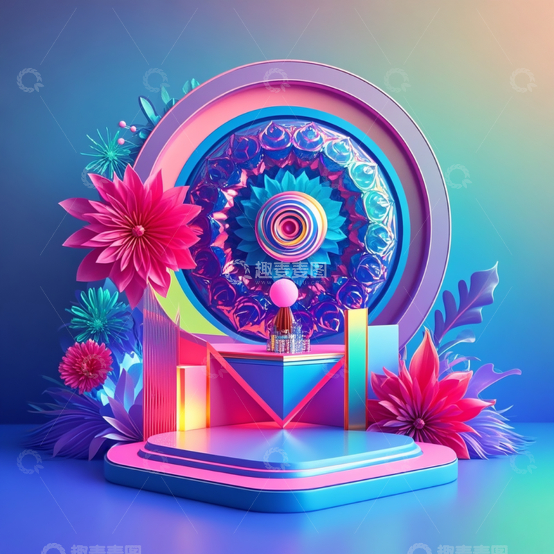 高清大图下载【趣麦麦图】设计素材主图背景壁纸炫丽壁纸