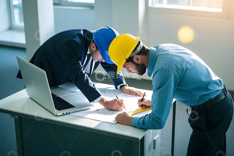 高清大图下载【趣麦麦图】建筑工程师人物摄影2