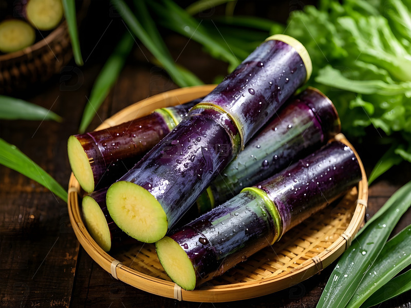 高清大图下载【趣麦麦图】新鲜甘蔗的摄影图