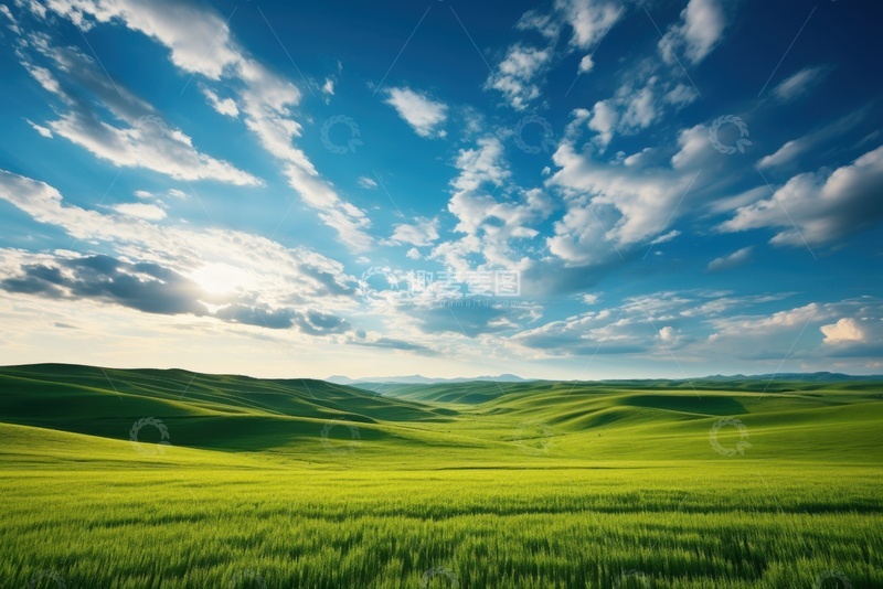 高清大图下载【趣麦麦图】旷野草地自然美景