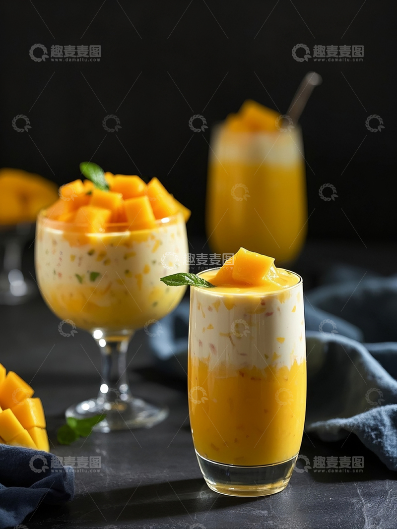 高清大图下载【趣麦麦图】杨枝甘露