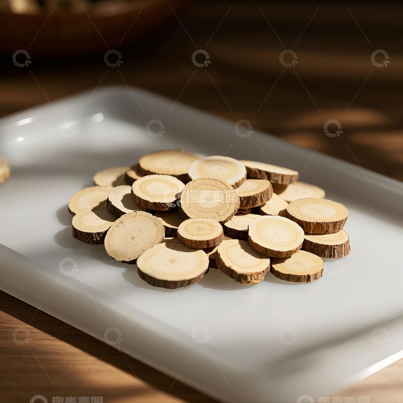 高清大图下载【趣麦麦图】传统中药白芍