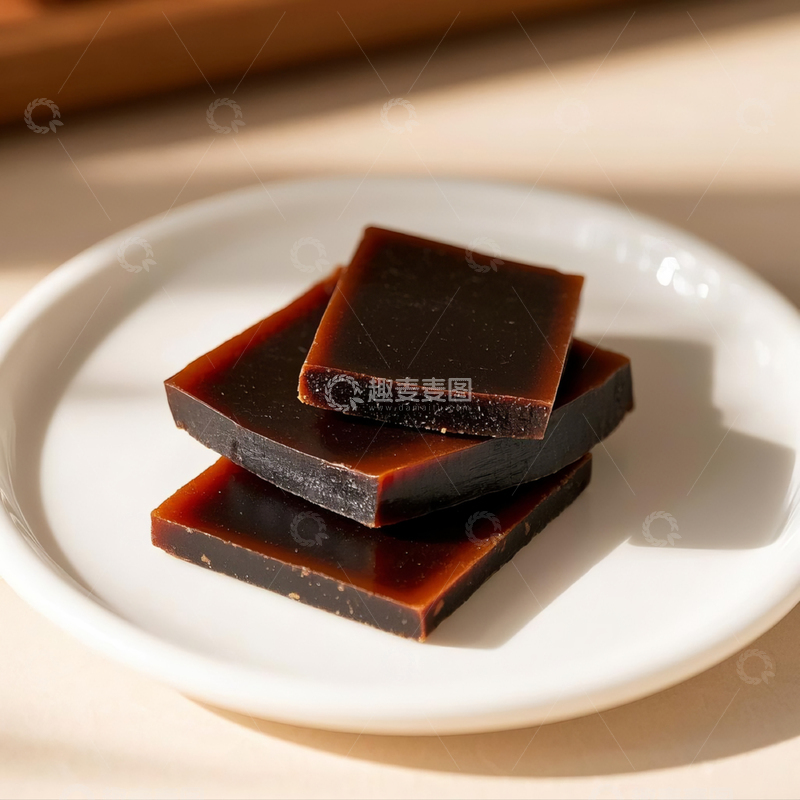 高清大图下载【趣麦麦图】传统中药阿胶