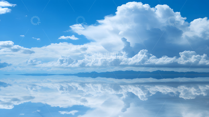 高清大图下载【趣麦麦图】水天一色的壮丽自然风景