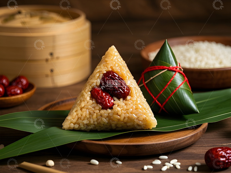 高清大图下载【趣麦麦图】传统美味棕子节日美食