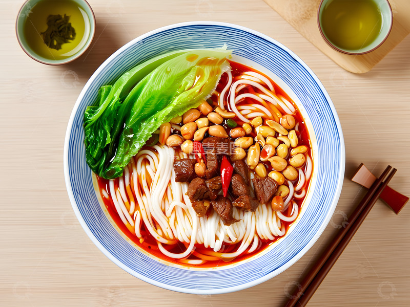 高清大图下载【趣麦麦图】特色米粉餐食摄影图1