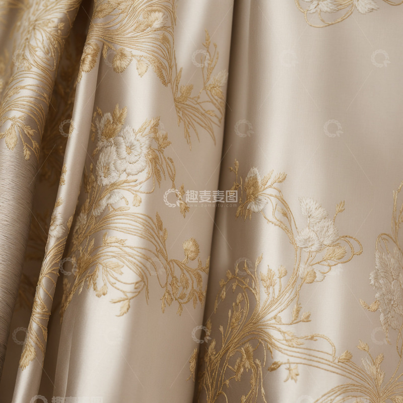 高清大图下载【趣麦麦图】丝绸提花纹理14