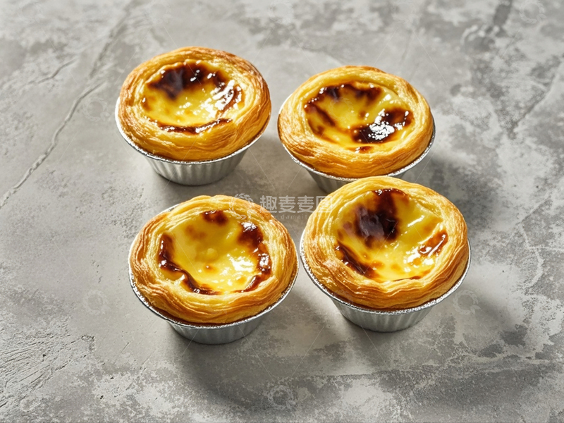 高清大图下载【趣麦麦图】美味的蛋挞