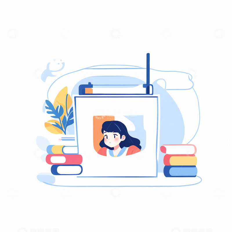 高清大图下载【趣麦麦图】扁平工作小人21