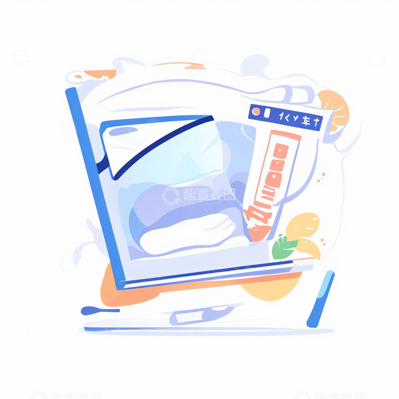高清大图下载【趣麦麦图】扁平插画3