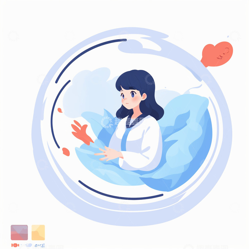 高清大图下载【趣麦麦图】扁平工作小人16