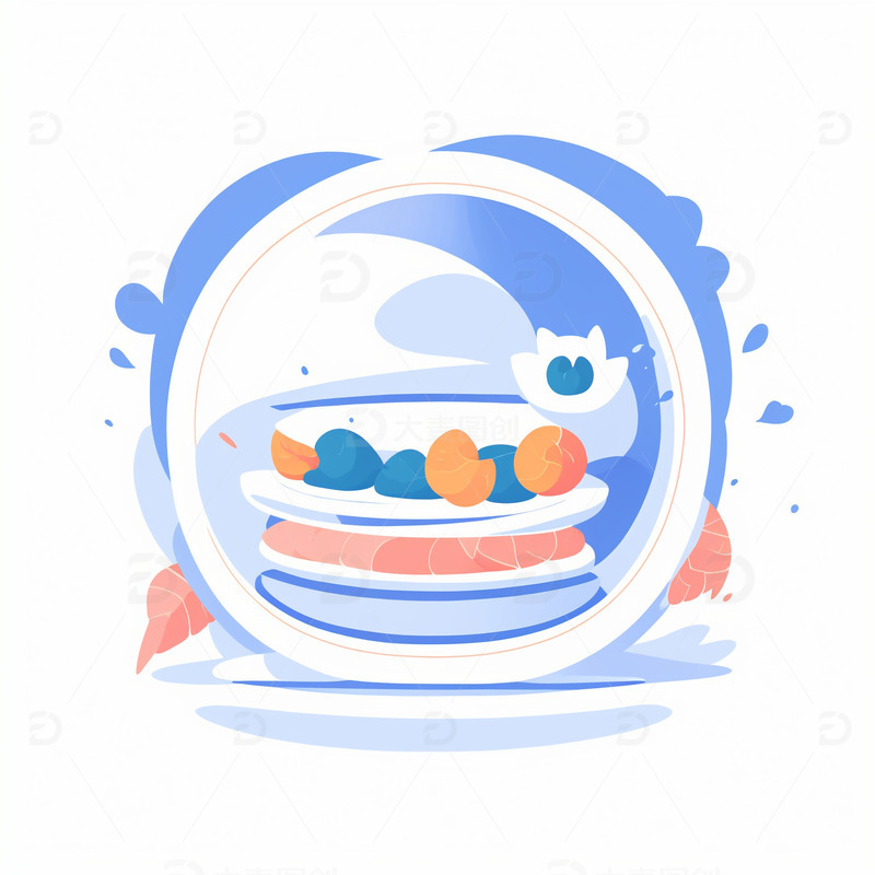 高清大图下载【趣麦麦图】扁平插画11