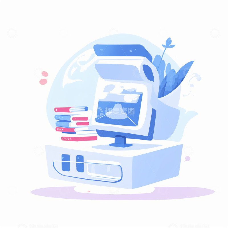 高清大图下载【趣麦麦图】扁平插画7